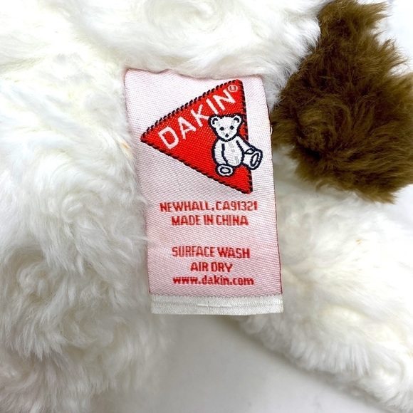 Dakin Fox Terrier Swirl Fur Plush 16” - Picture 8 of 8